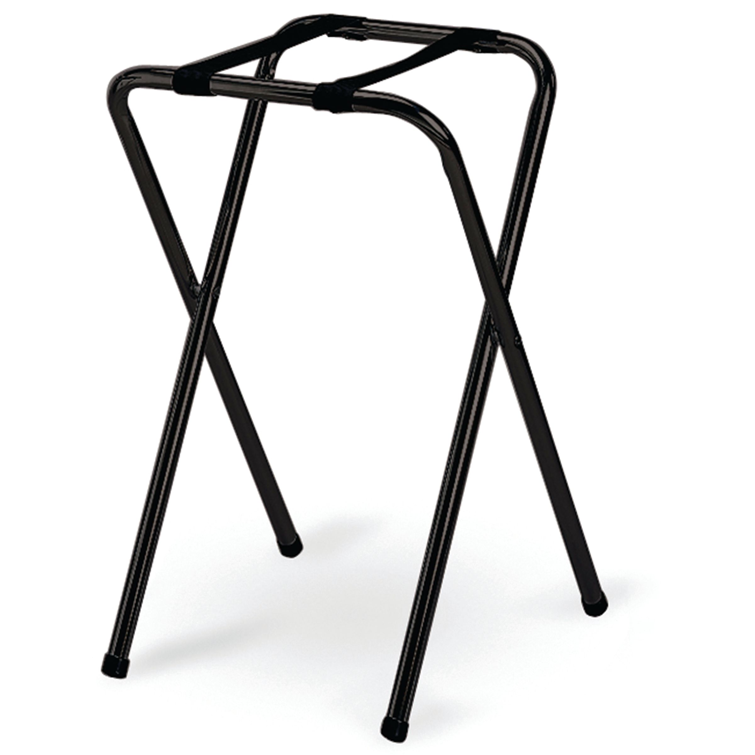 Tablecraft Black Metal Single Bar Tray Stand, 29 1/2 Inch