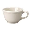 Vertex China California Scalloped Undecorated American White Rim Cup, 4 1/16 inch -- 36 per case.