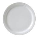 Vertex China Catalina Collection Undecorated Porcelain White Narrow Rim Plate, 5 1/2 inch -- 36 per case.