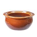 Vertex China Brown Accessories Collection Solid Brown Onion Soup Crock, 5 1/4 inch -- 24 per case.