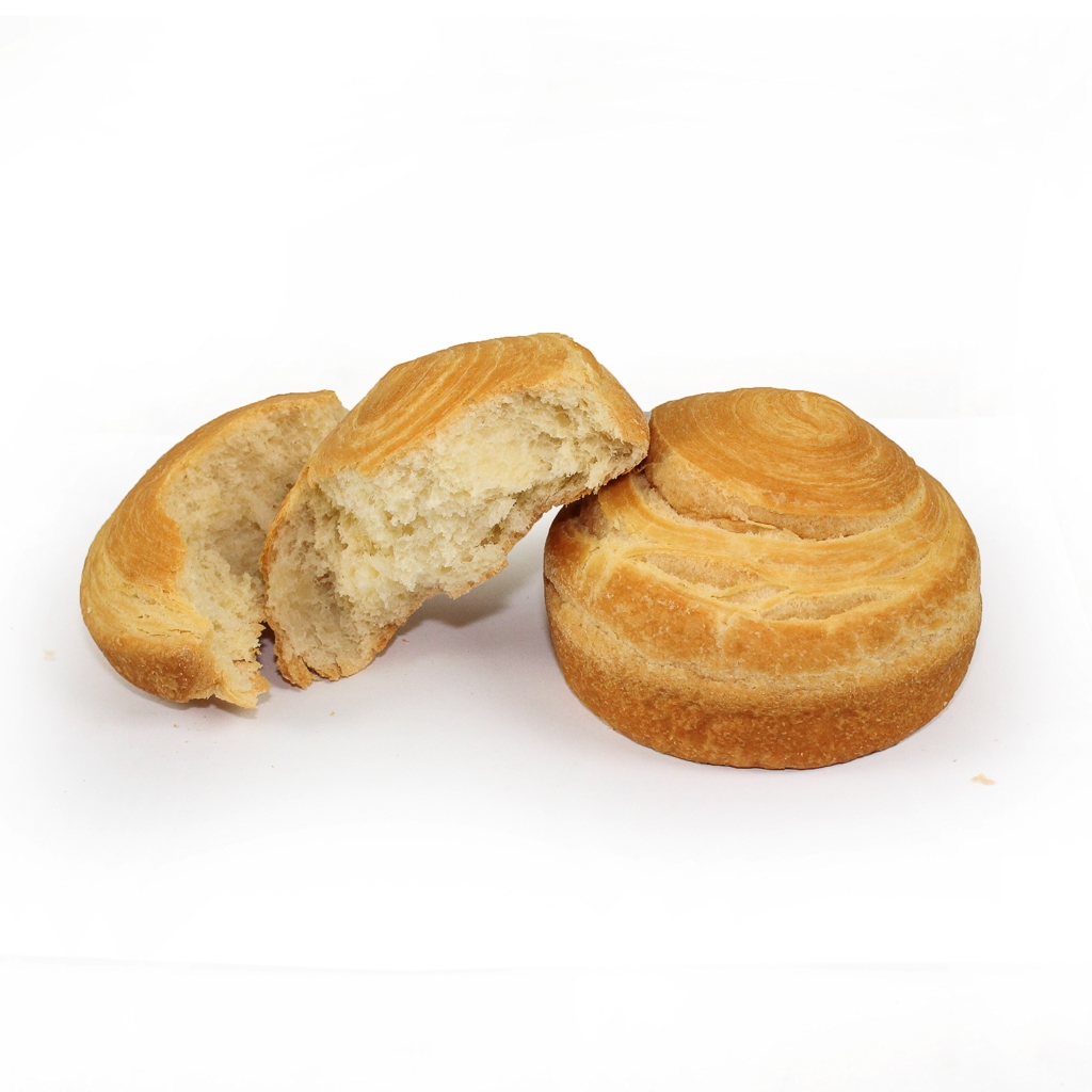 Bon Appe Baked Butter Round Artisan Croissant Roll, 10.3 Pound.