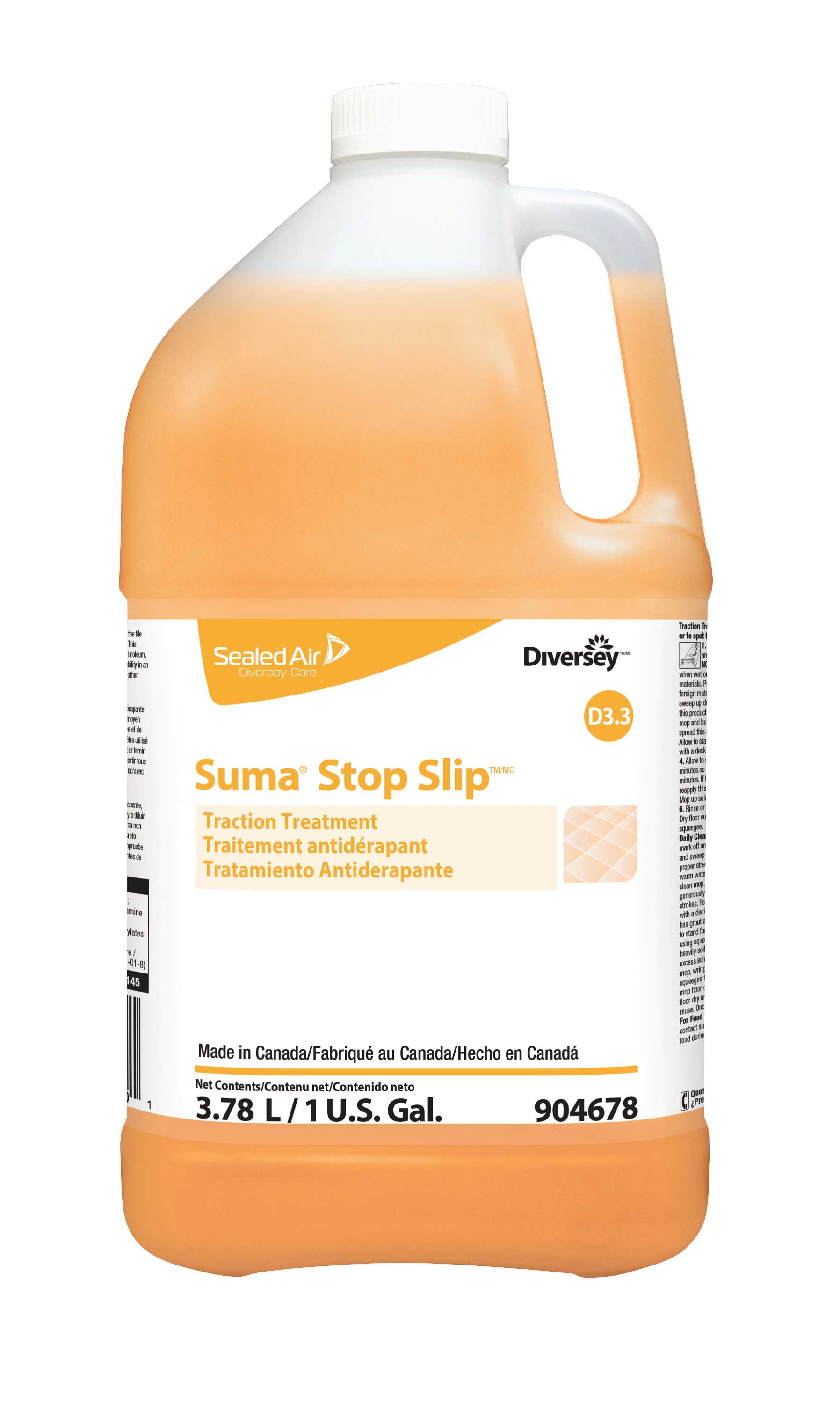Suma Stop Slip Surface Cleaner, 1 Gallon -- 4 per case.