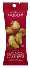 Sahale Almond Honey and Cashew Pomegranate Glazed Mix - Pegged Floor Display -- 36 per case.
