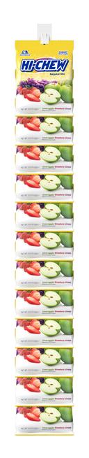 Hi Chew Original Mix Candy, 3.53 Ounce Peg Bag -- 12 per case.