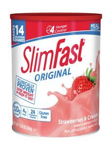 Slimfast Original Strawberries And Cream Shake Mix, 12.83 Ounce -- 3 Per Case