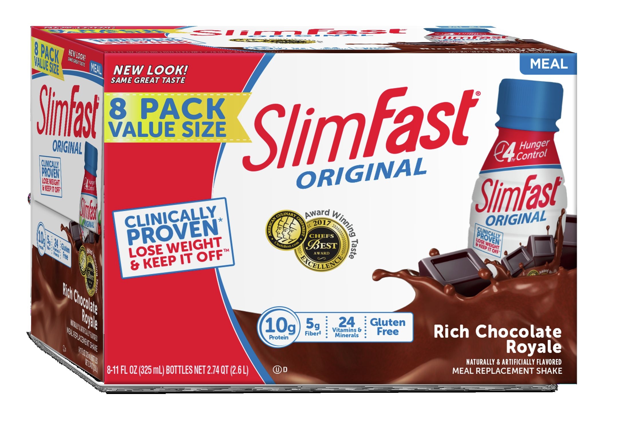 Slimfast Ready To Drink Royale Rich Chocolate, 88 Fluid Ounce -- 3 per case.