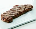Double Red Provisions Seasoned Beef Steak Strip, 8 Ounce -- 20 per case.