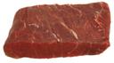 Double Red Provisions Flat Iron Seasoned Beef Steak, 4 Ounce -- 40 per case.