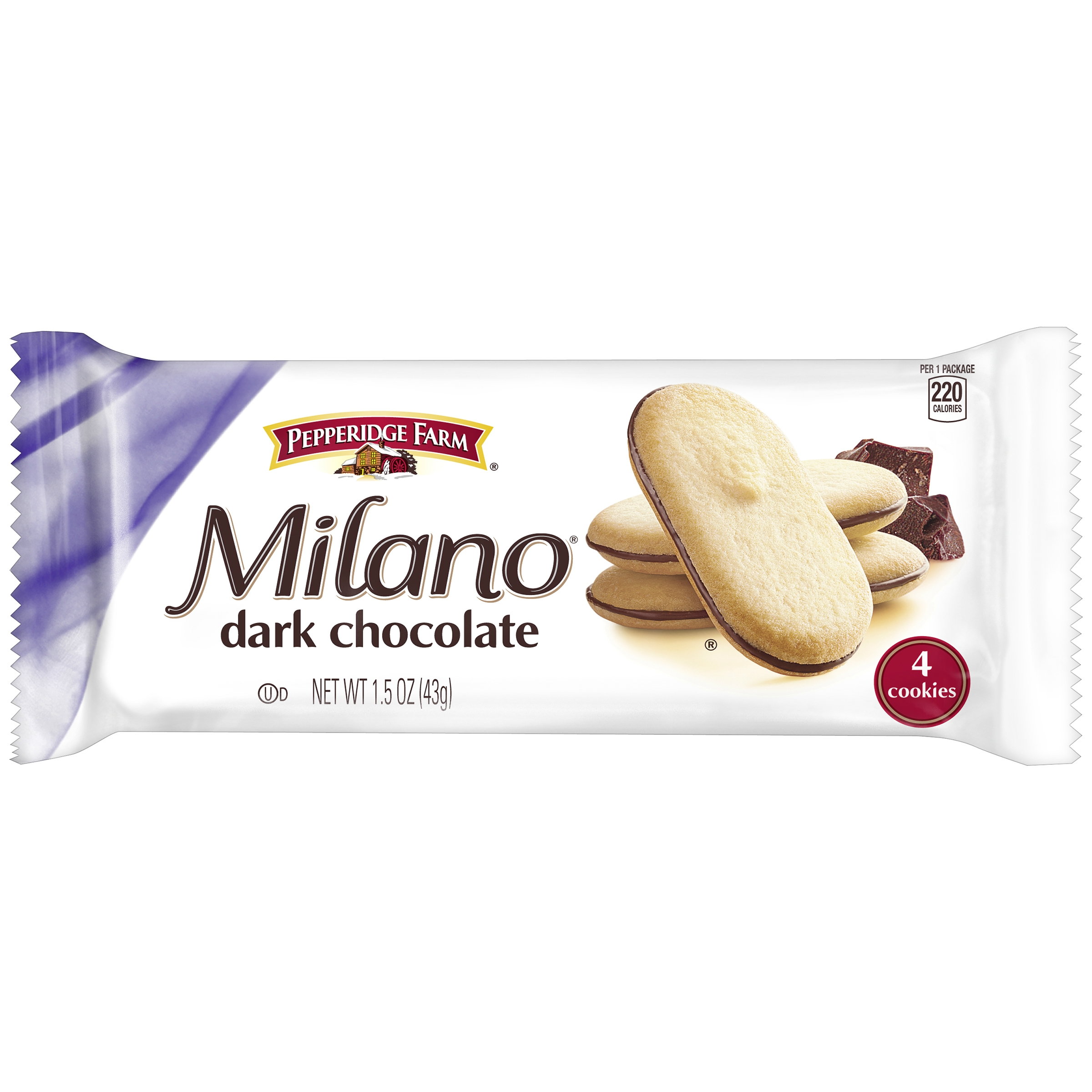 Campbells Cookie Puff Milano, 1.5 Ounce -- 60 Case