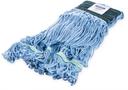 Carlisle Flo Pac 4 Ply Medium Blue Synthetic/Cotton Blend Looped End Wet Mop -- 12 per case