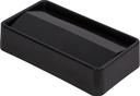 Black TrimLine Swing Top Lid Only 23 Gallon -- 4 per case