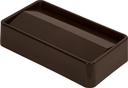 Dark Brown TrimLine Swing Top Lid Only 23 Gallon -- 4 per case