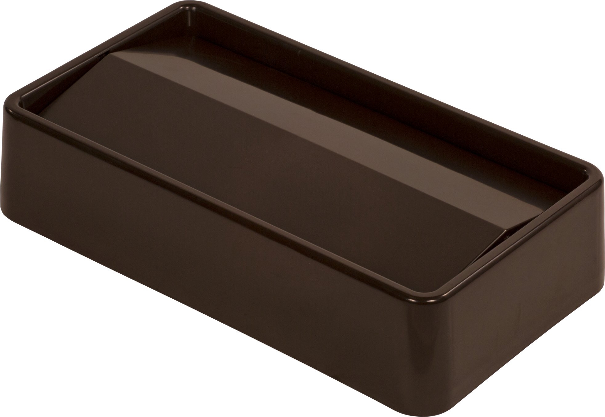 Dark Brown TrimLine Swing Top Lid Only 23 Gallon -- 4 per case