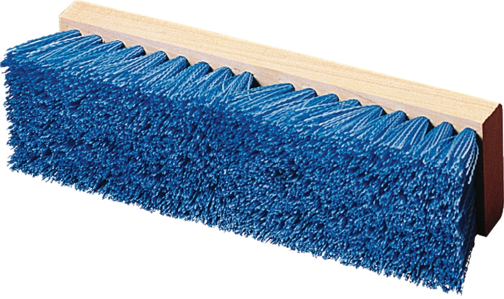 Carlisle Flo Pac Polypropylene Bristle Blue Deck Scrub, 10 inch -- 12 per case
