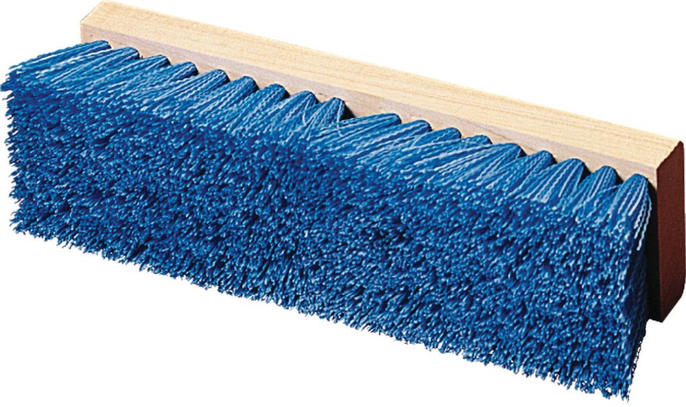 Flo-pac Polypropylene Bristle Blue Deck Scrub, 10 Inch -- 12 Per Case