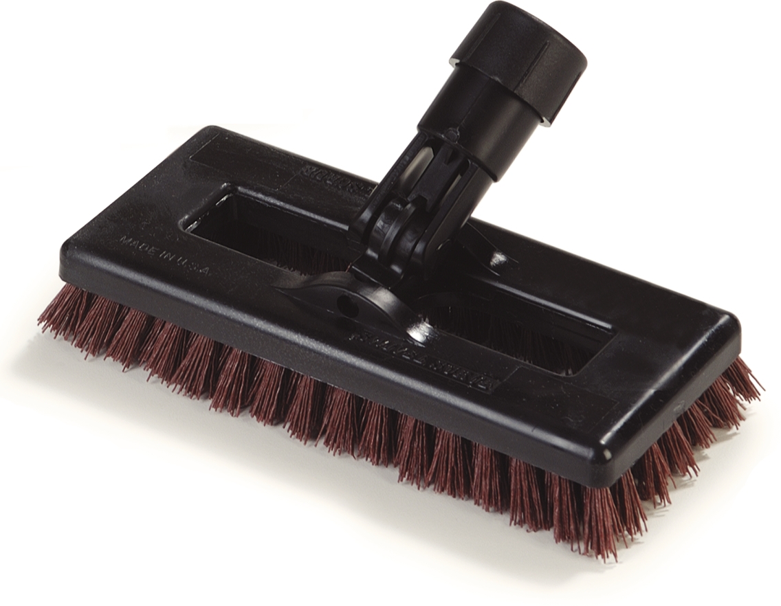 Carlisle Swivel Scrub Floor Brush, 8 inch -- 12 per case
