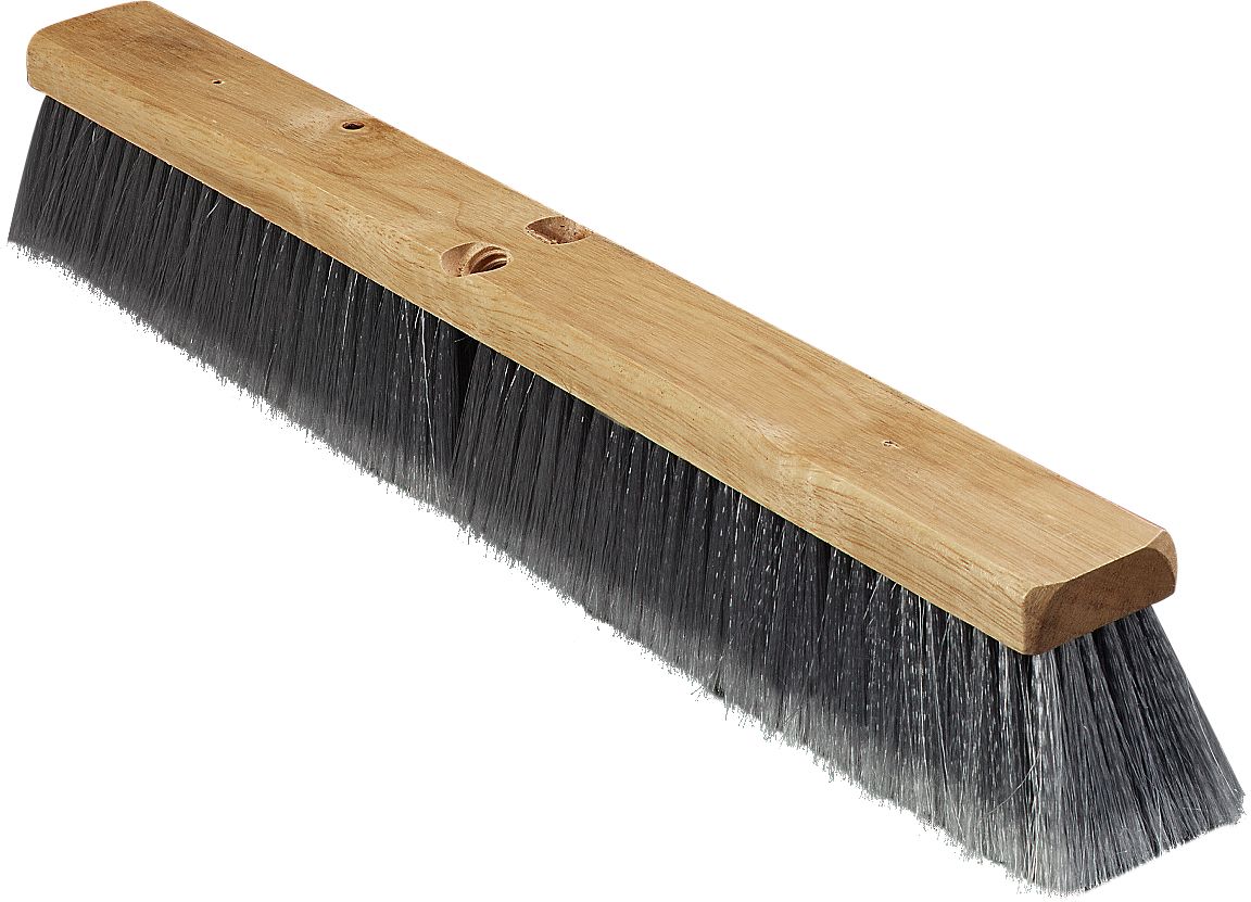 Carlisle 18 Inch Gray Flagged Floor Sweep Brush -- 12 Per Case