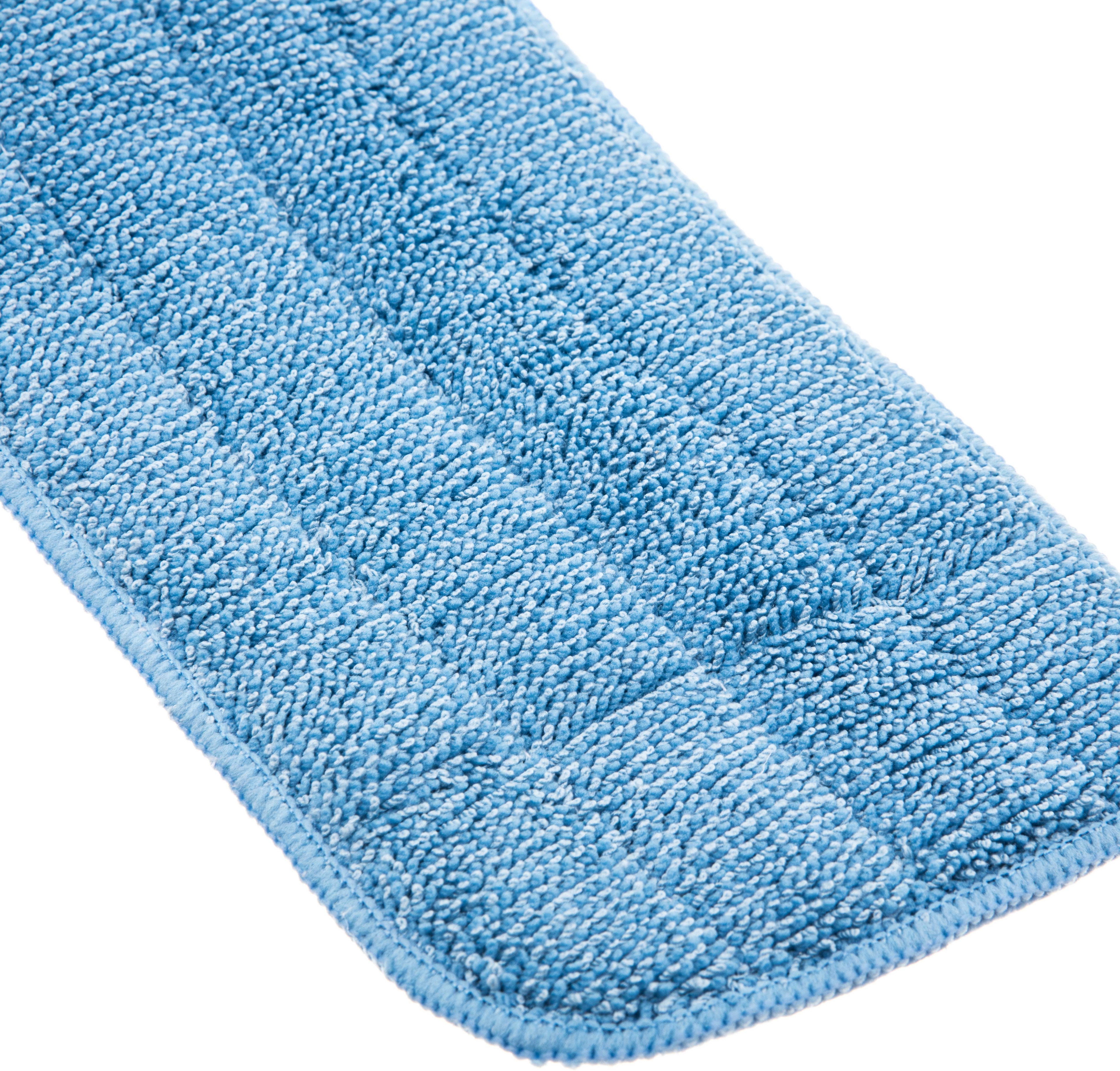 Blue Microfiber Wet Mop Pad 24 inch - 12 per case