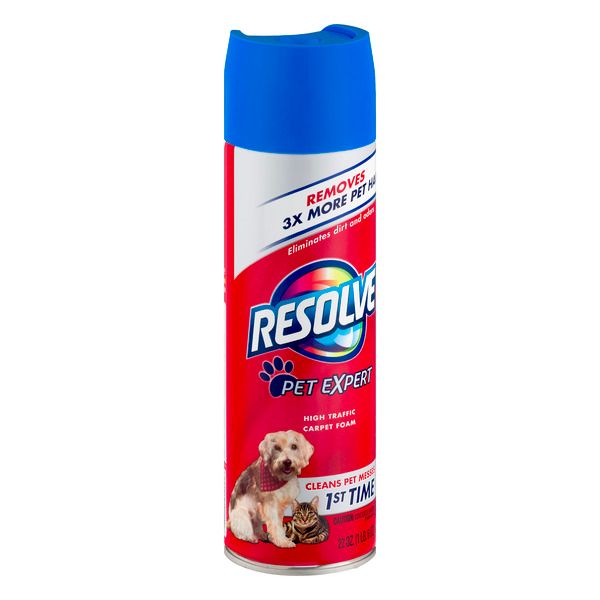 Resolve Pet Formula High Traffic Carpet Cleaner Foam, 22 Ounce -- 12 Per Case