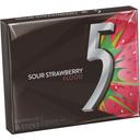 Five Sour Strawberry Flood Sugar Free Gum, 15 count per pack -- 120 per case.