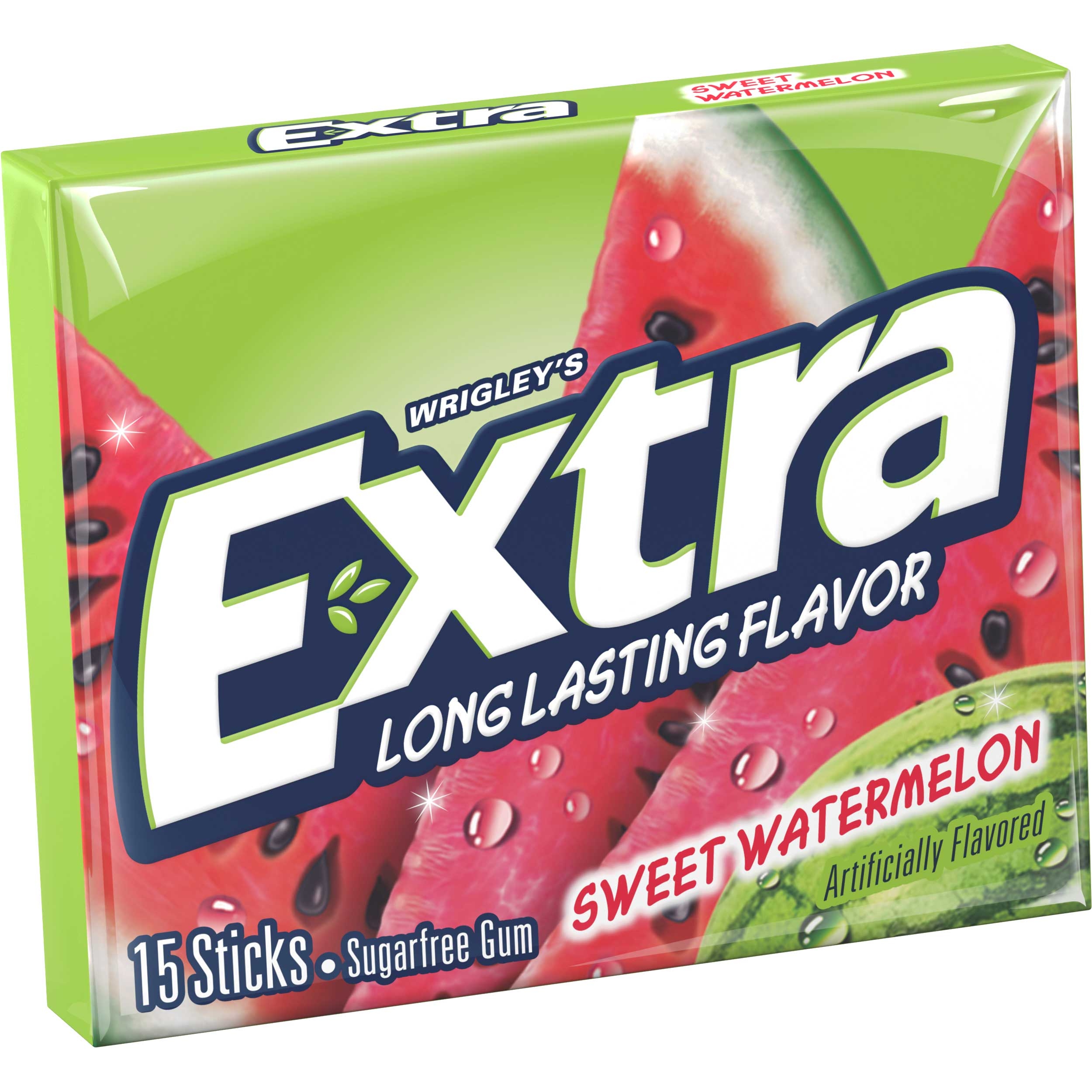 Wrigley Sweet Watermelon Extra Fruit Sensations Gum -- 120 per case.
