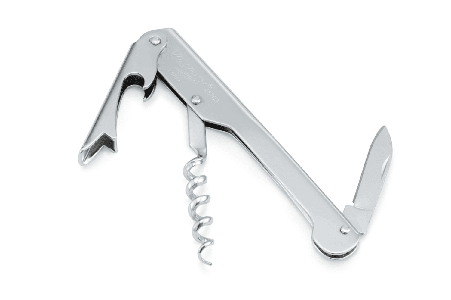 Vollrath Corkscrew Waiter, Stainless Steel, 4 5/8 Inch -- 12 Per Case