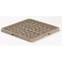 Traex Rack Master Beige Low Profile Glass Rack with 5 Extender, 20 x 20 x 2 inch -- 2 per case.