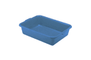 Traex Color Mate Deluxe Food Storage Box - Blue, 5 inch -- 6 per case.