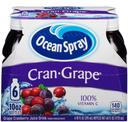 Ocean Spray Cranberry Grape Juice Drink, 10 Fluid Ounce -- 24 per case.