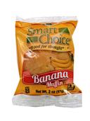 Smart Choice Whole Grain Banana Muffins, 2 Ounce -- 96 per case.