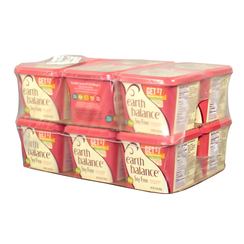 Earth Balance Soy Free Buttery Spread, 15 Ounce -- 12 Per Case
