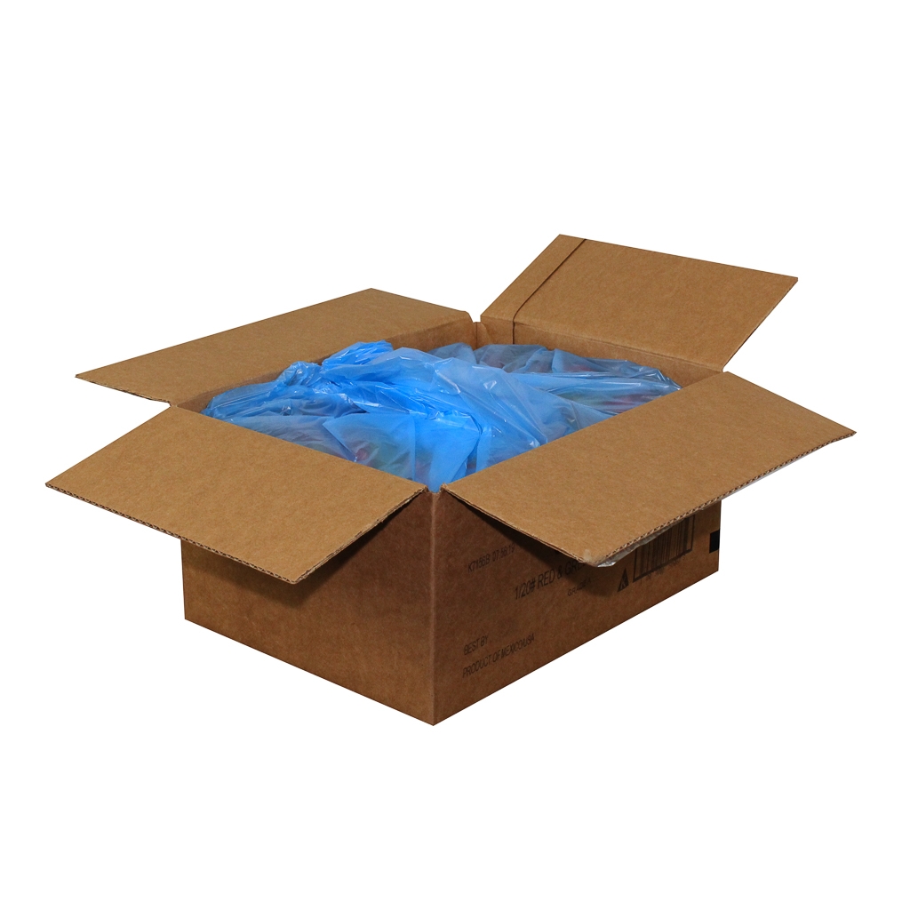 Chill Ripe Red/Green Pepper Strips, 20 Pound.