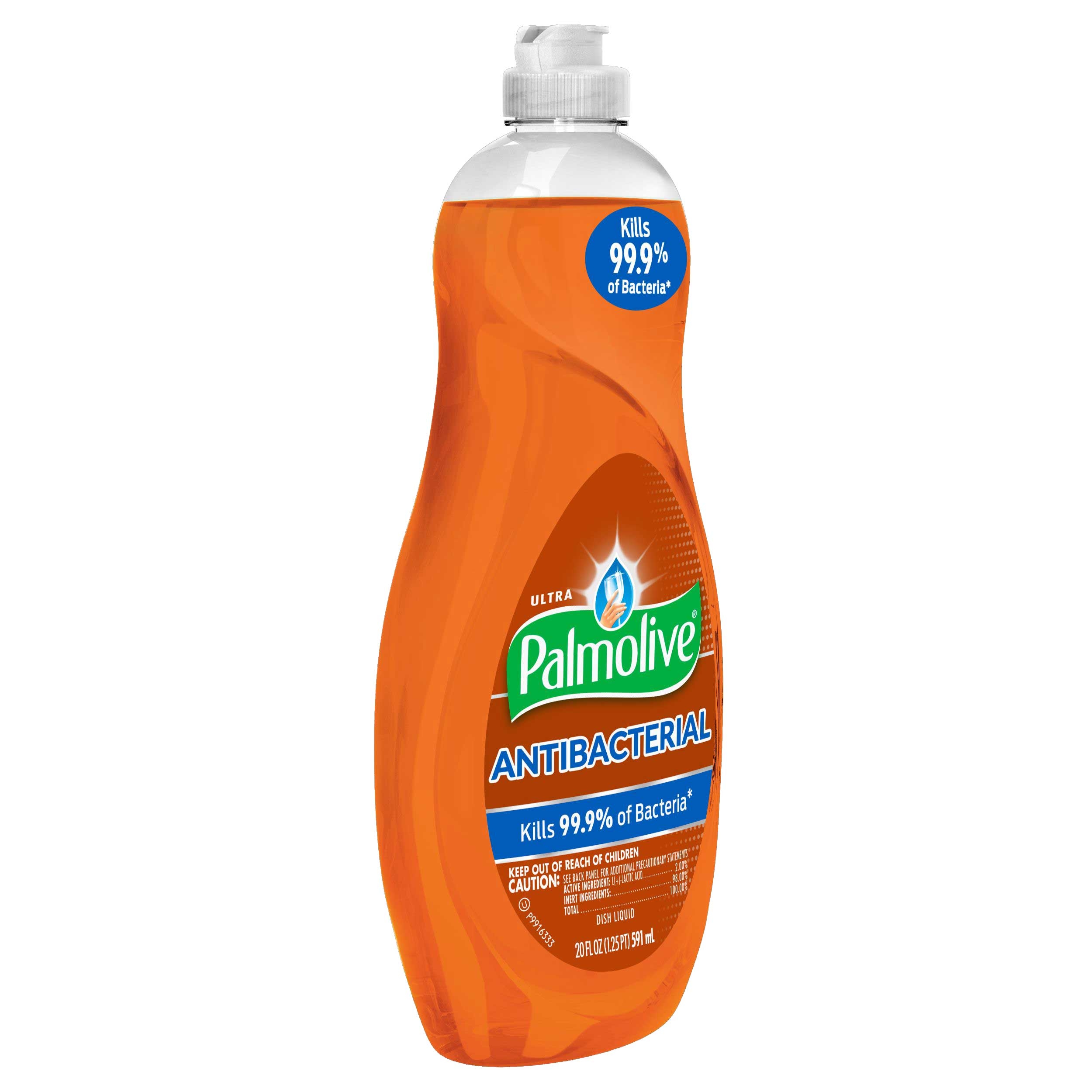 Palmolive Orange Antibacterial Liquid Dish Soap, 20 Fluid Ounce -- 9 per case.