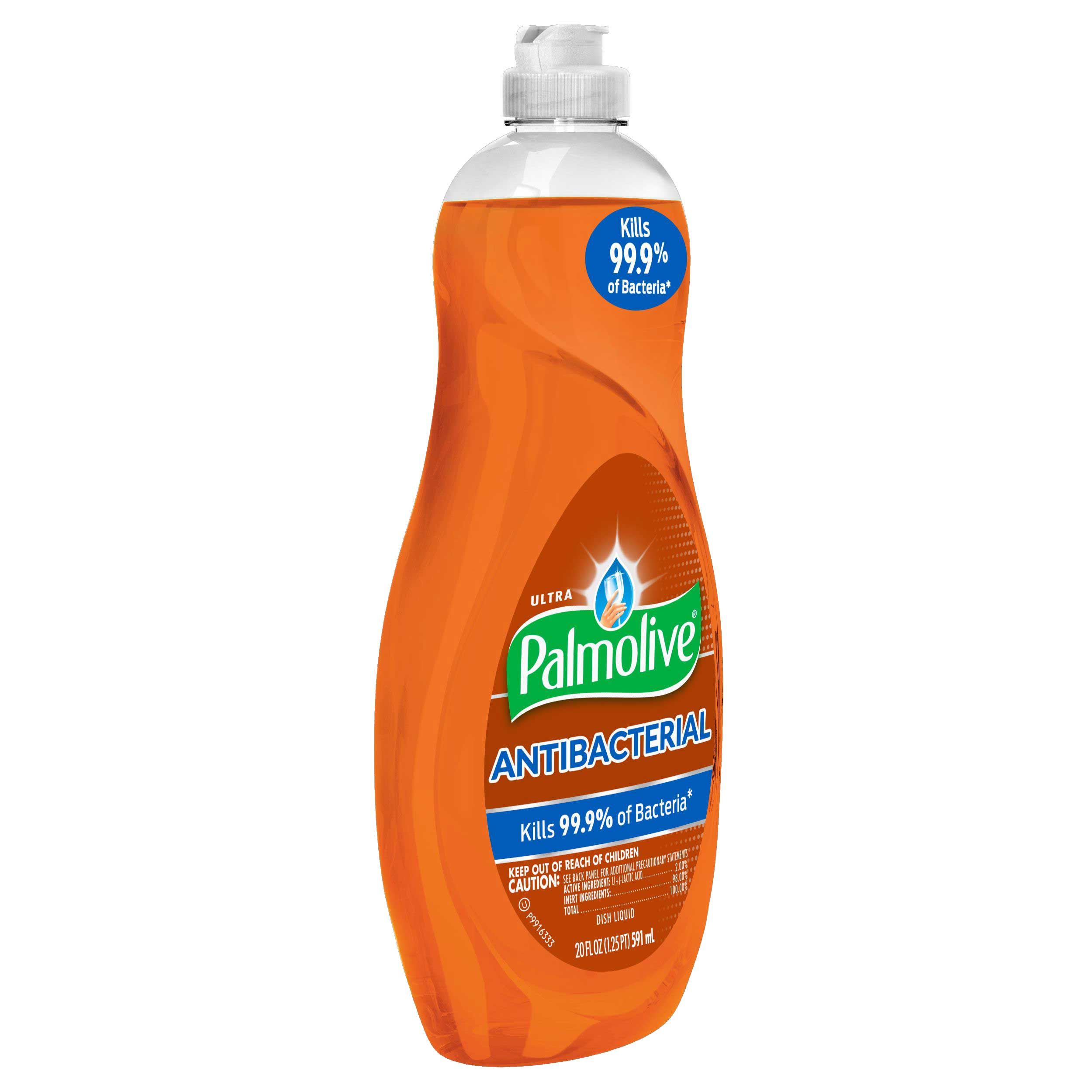 Palmolive Orange Antibacterial Liquid Dish Soap, 20 Fluid Ounce -- 9 Per Case