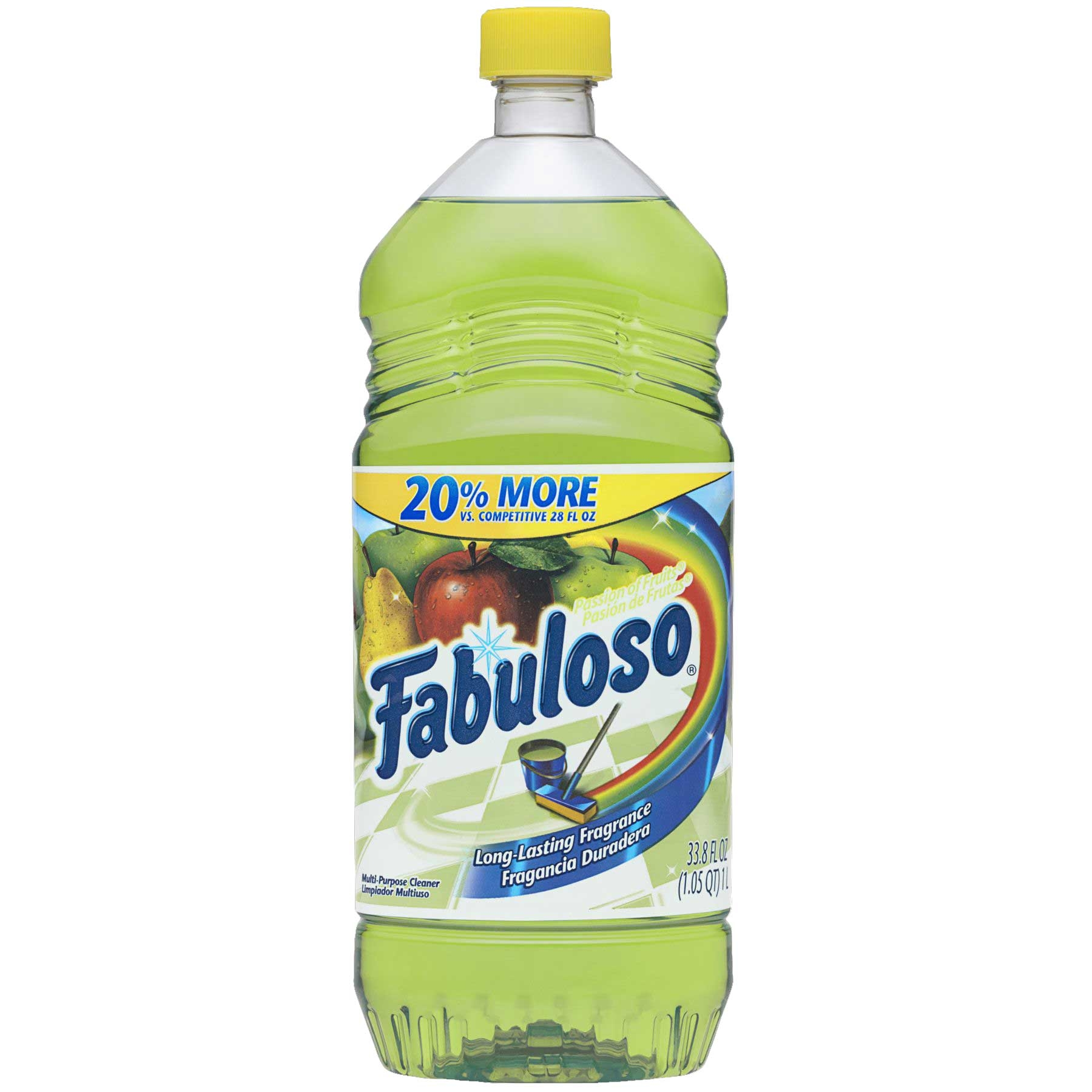 Fabuloso Passion of Fruit Multi Purpose Cleaner, 33.8 Fluid Ounce -- 12 per case.