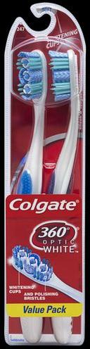 Colgate Manual Toothbrush, 2 count per pack -- 36 per case.