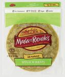 Maria and Ricardos Spinach Flour Tortilla, 45.7 Ounce -- 10 per case.