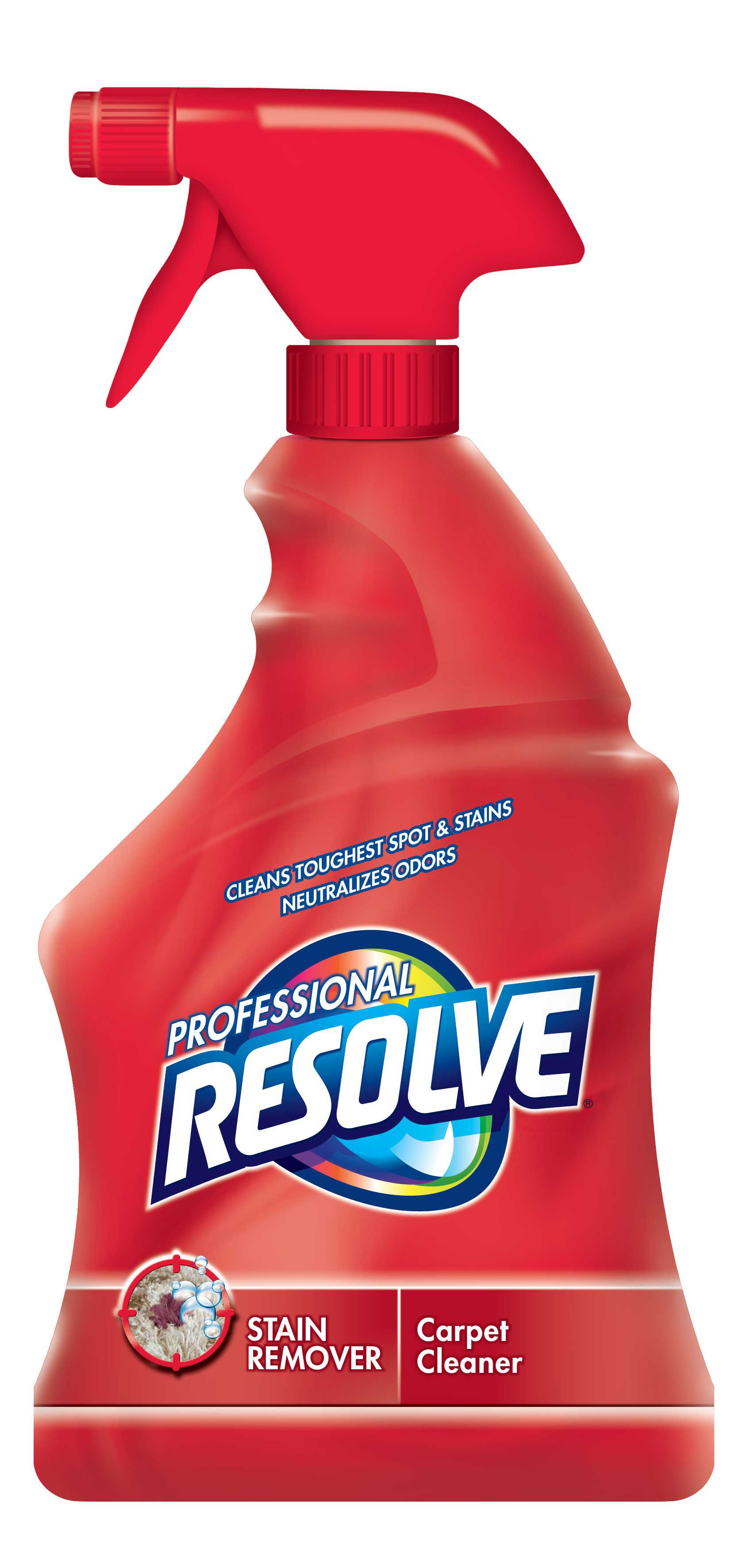 Resolve General Purpose Carpet Super Topper Cleaner, 32 Ounce Spray Bottle -- 12 Per Case