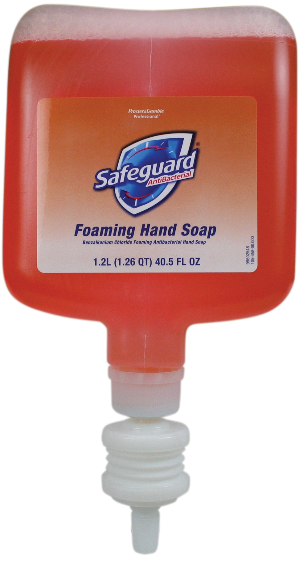 Safeguard Antibacterial Foam Hand Soap, Pleasant Scent, 1200mL Bottle, 4/Carton