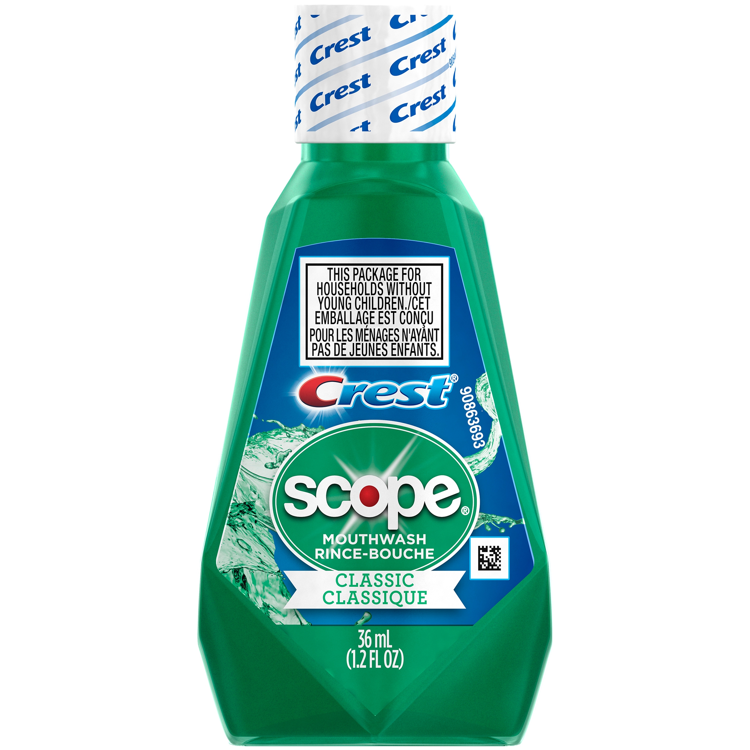 Scope Rinse Classic Mouthwash, 36 Milliliter -- 48 per case.