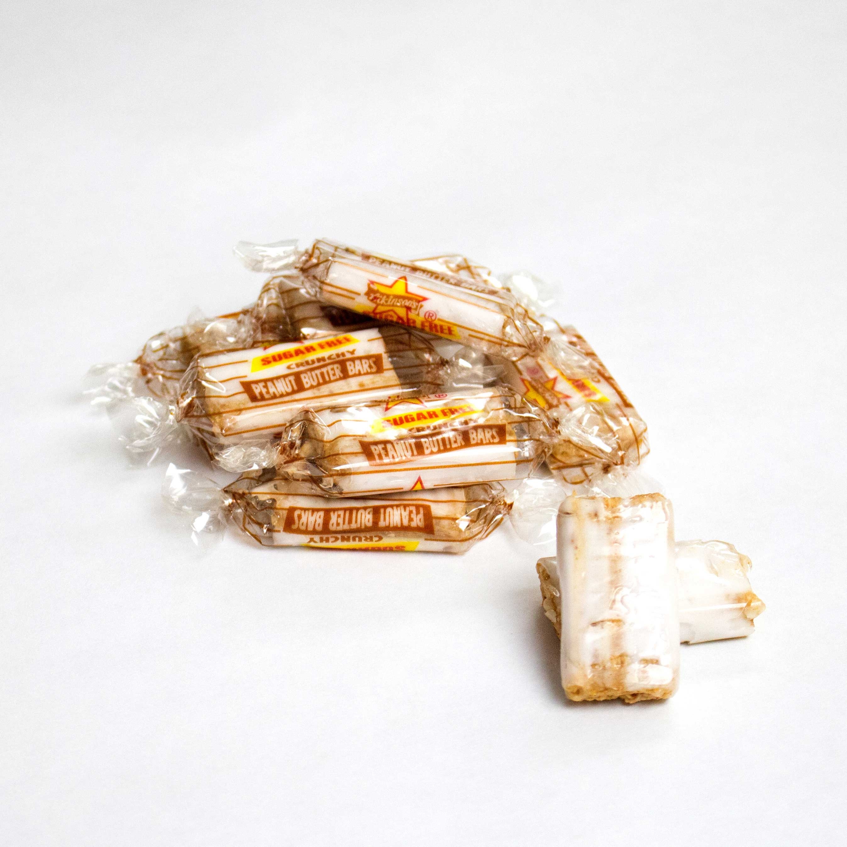 Peanut Butter Bar Crunchy Sugar Free Candy, 15 Pound.