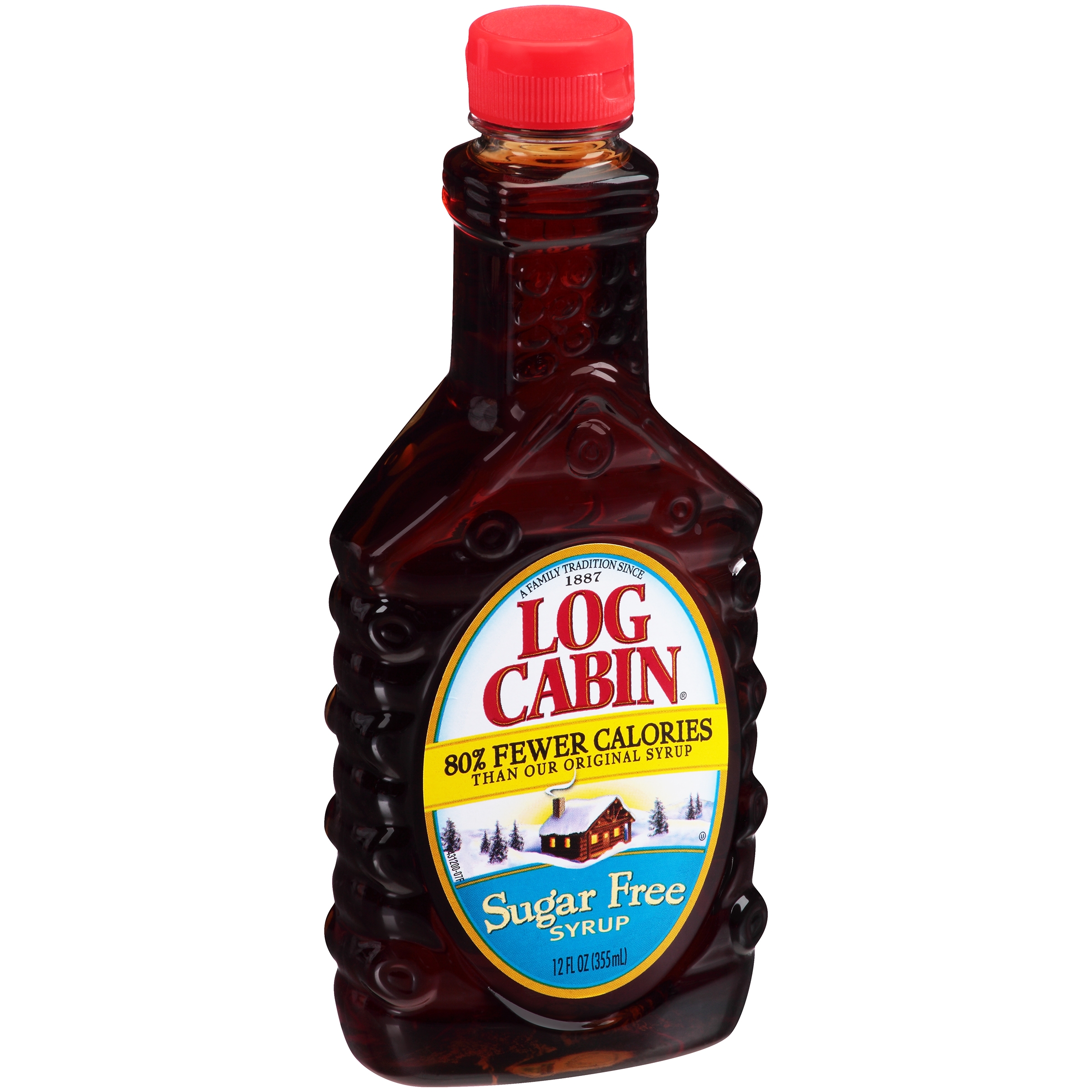 Log Cabin Sugar Free Syrup, 12 Ounce -- 12 Case