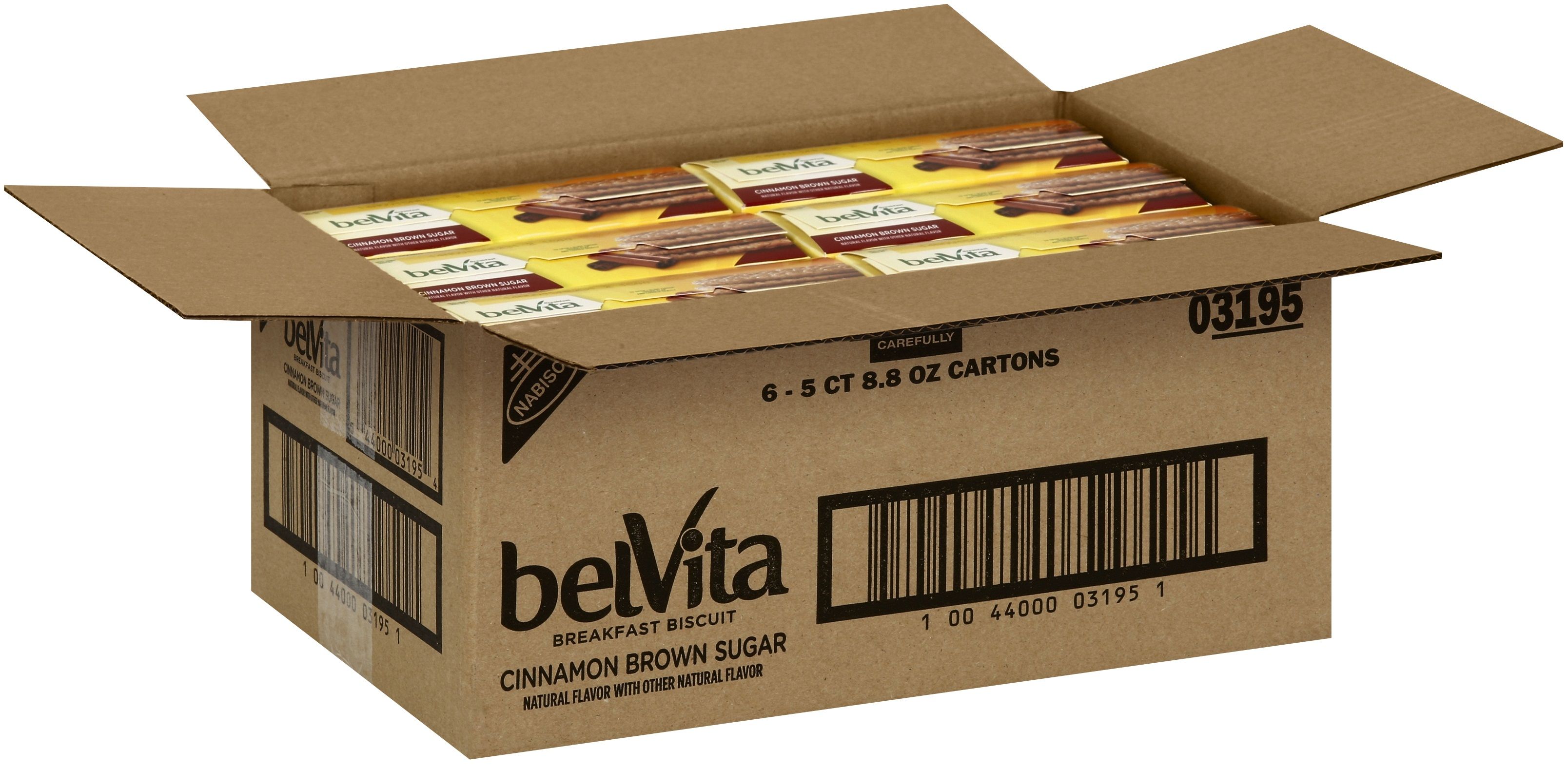 Belvita Cinnamon Brown Sugar Cookies, 1.76 Ounce -- 30 Per Case