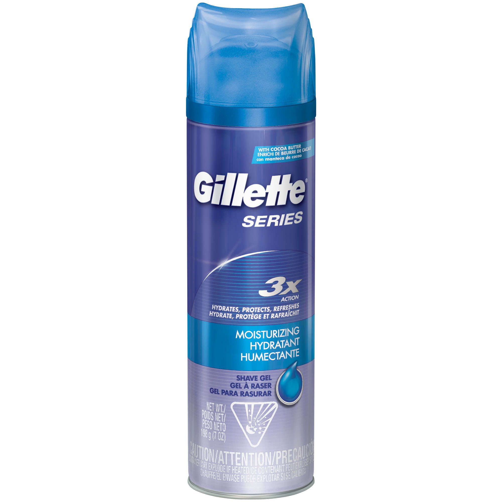 Gillette Tgs Series Moisturizing Shave Gel, 7 Ounce -- 12 Per Case