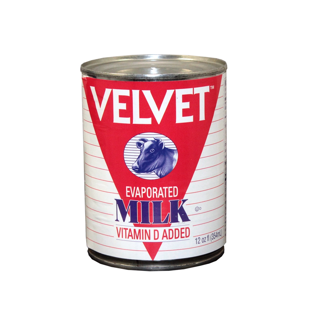 Velvet Vitamin D Evaporated Milk, 12 Fluid Ounce -- 24 per case.