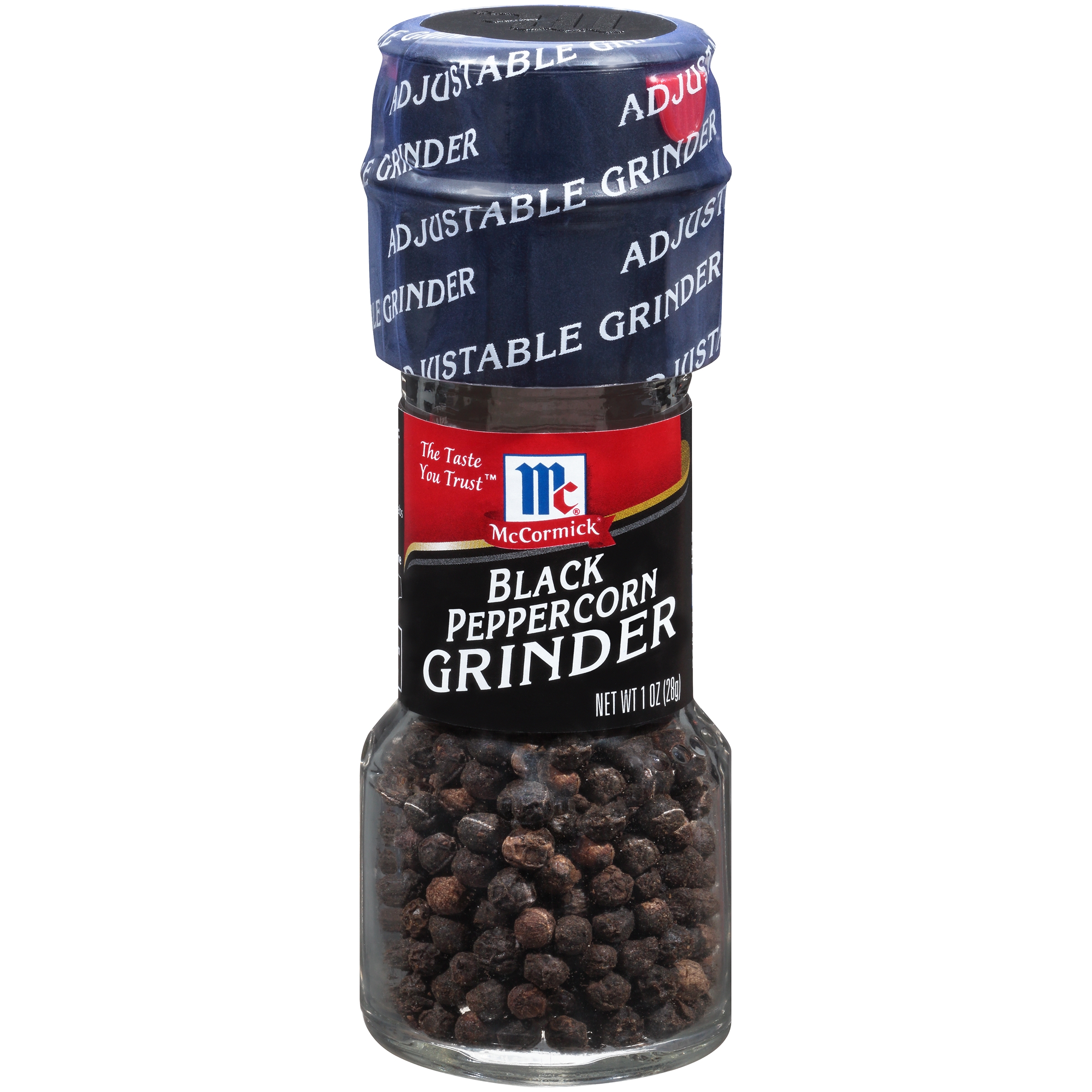 McCormick Black Peppercorn Grinder, 1 Ounce -- 36 per case.