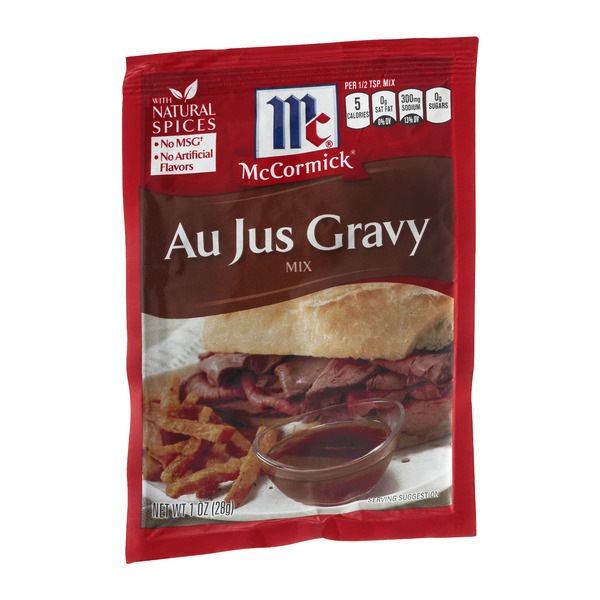 Mccormick Seasoning Au Jus Gravy Mix, 1 Ounce -- 12 Per Case
