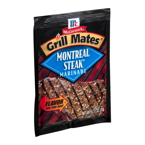 Grill Mates Montreal Steak Marinade Seasoning, 0.71 Ounce -- 12 per case.