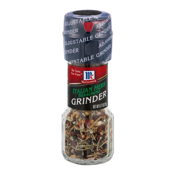 McCormick Italian Herb Seasoning Grinder - 0.77 oz. jar, 36 per case