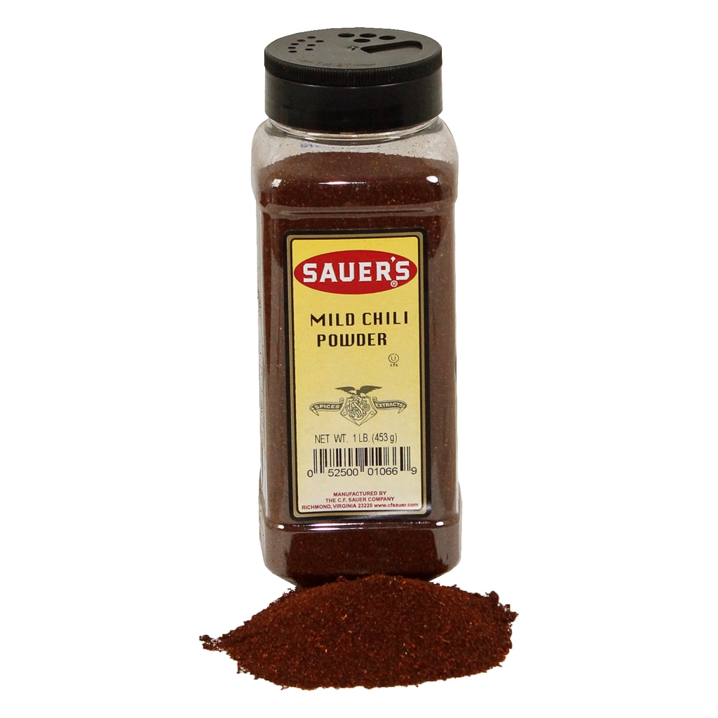 C.F. Sauer Foods Mild Chili Powder, 1 Pound -- 6 per case.